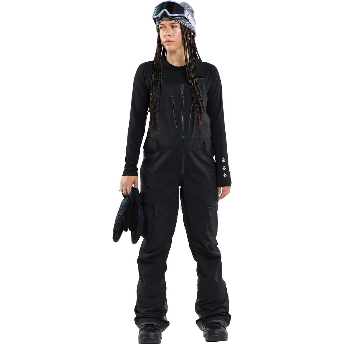 Image of Volcom VS 3L Stretch Gore Bib Overall - Women's Black, L