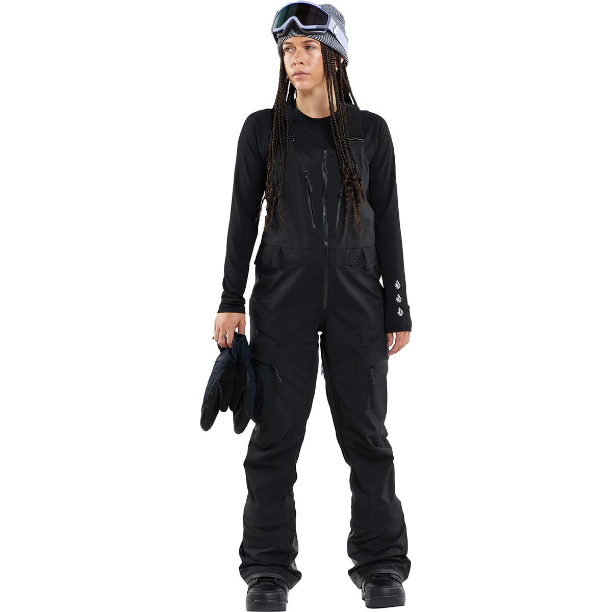 Volcom VS 3L Stretch Gore Bib Overall - Women's Black, L