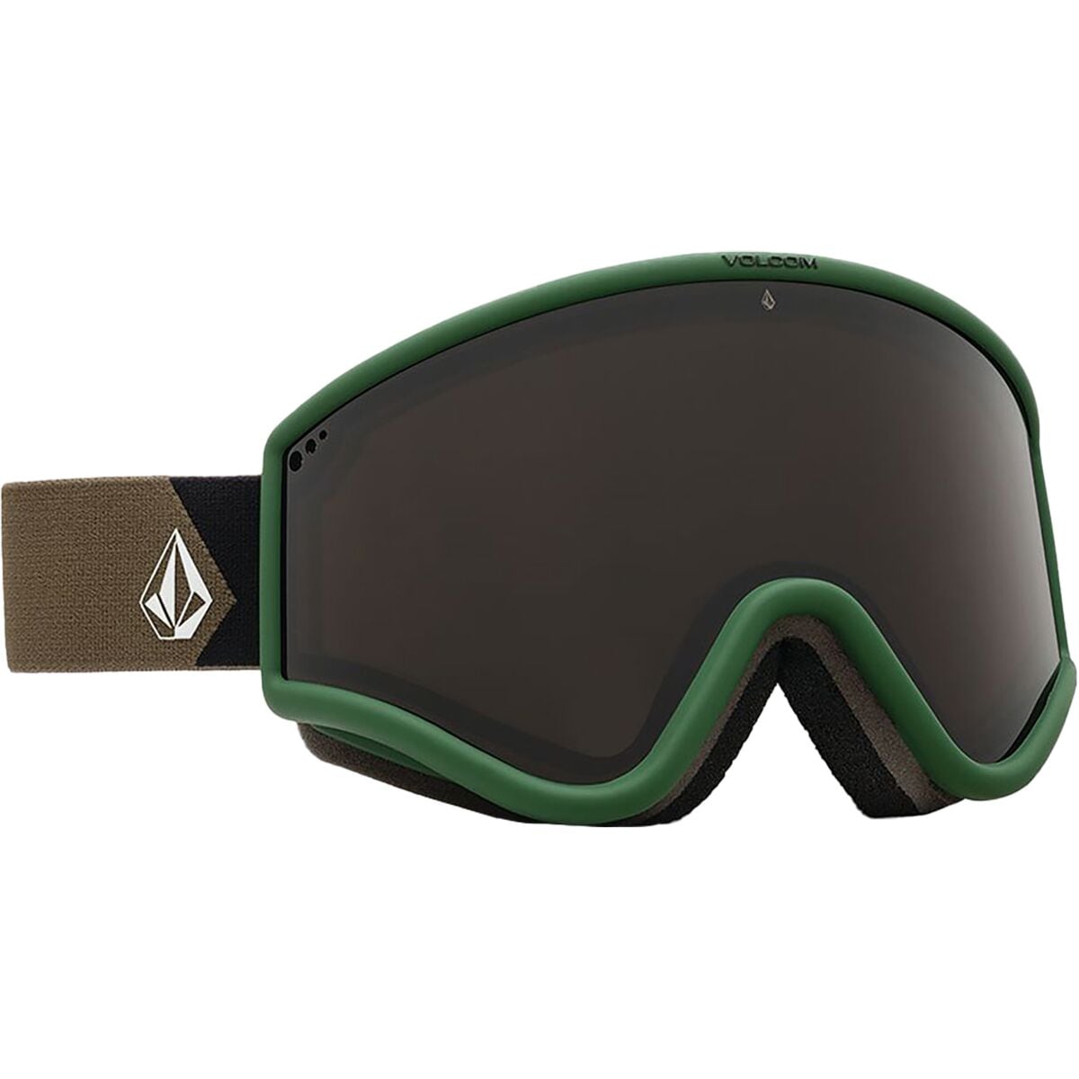 Image of Volcom Yae Goggles Dark Teek/Forest/Green/Bonus Lens/Bronze, One Size