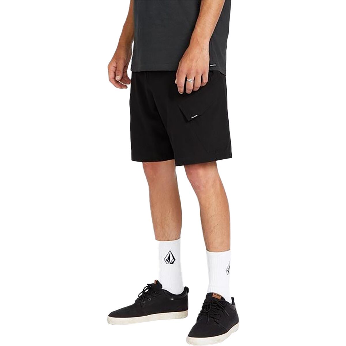 Image of Volcom Country Days Hybrid 20 Short - Men's Black, 30