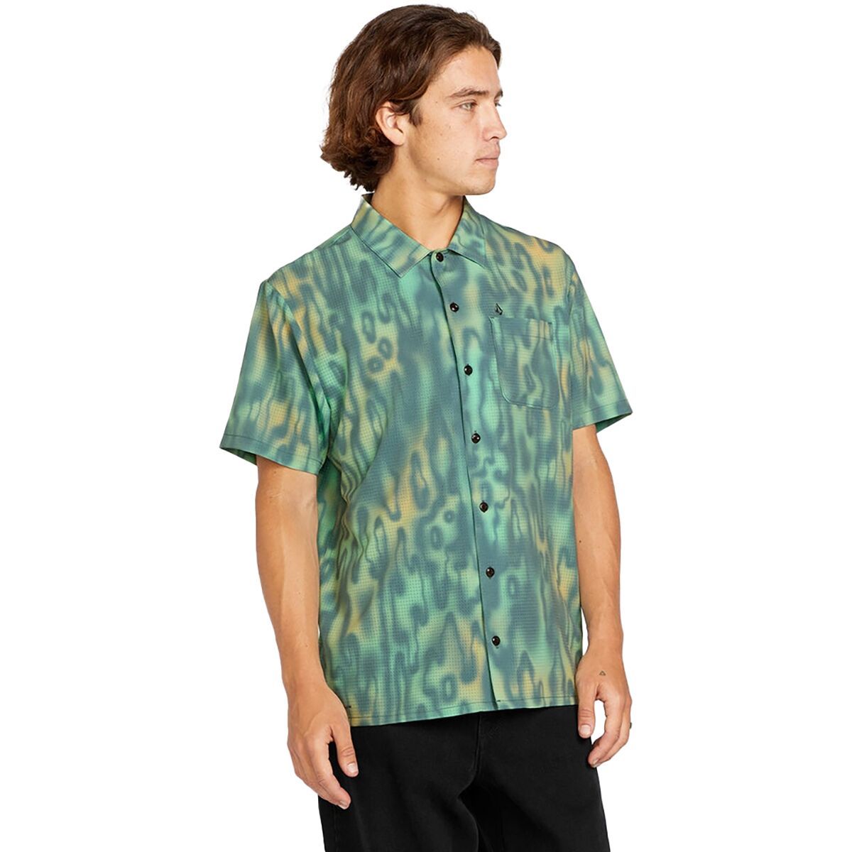 Volcom Ridgestone Shirt - Men's Mysto Green, M