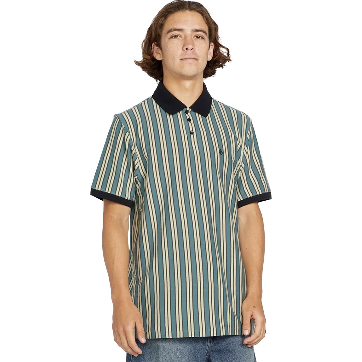 Volcom Volcom Striker Stone Polo Shirt - Men's Service Blue, S