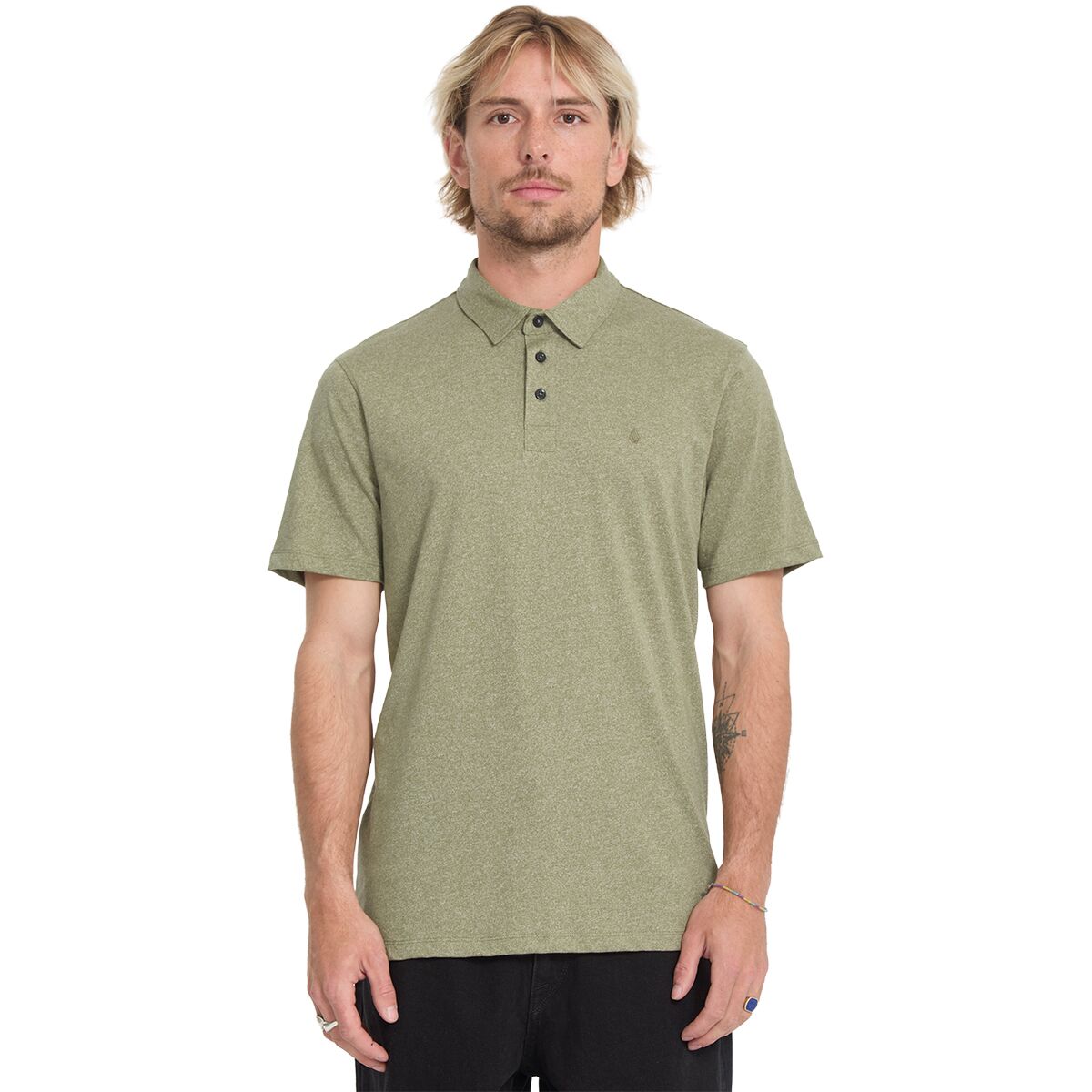 Image of Volcom Wowzer Polo Shirt - Men's Thyme, XXL