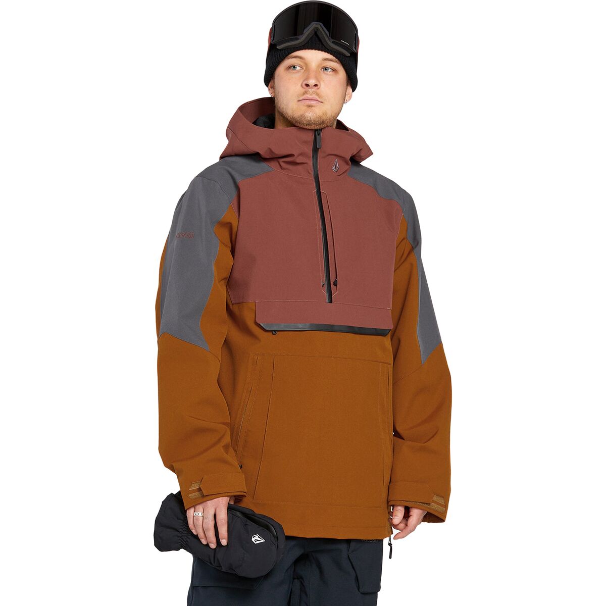 Image of Volcom Brighton Pullover Jacket - Men's Caramel, M