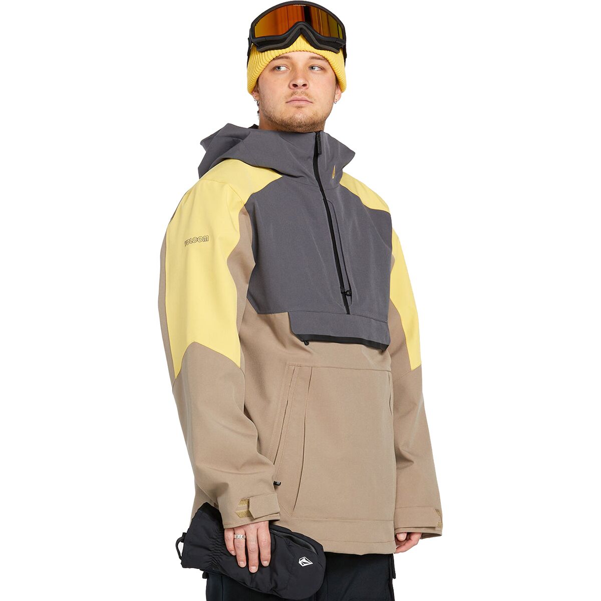 Image of Volcom Brighton Pullover Jacket - Men's Chestnut Brown, S