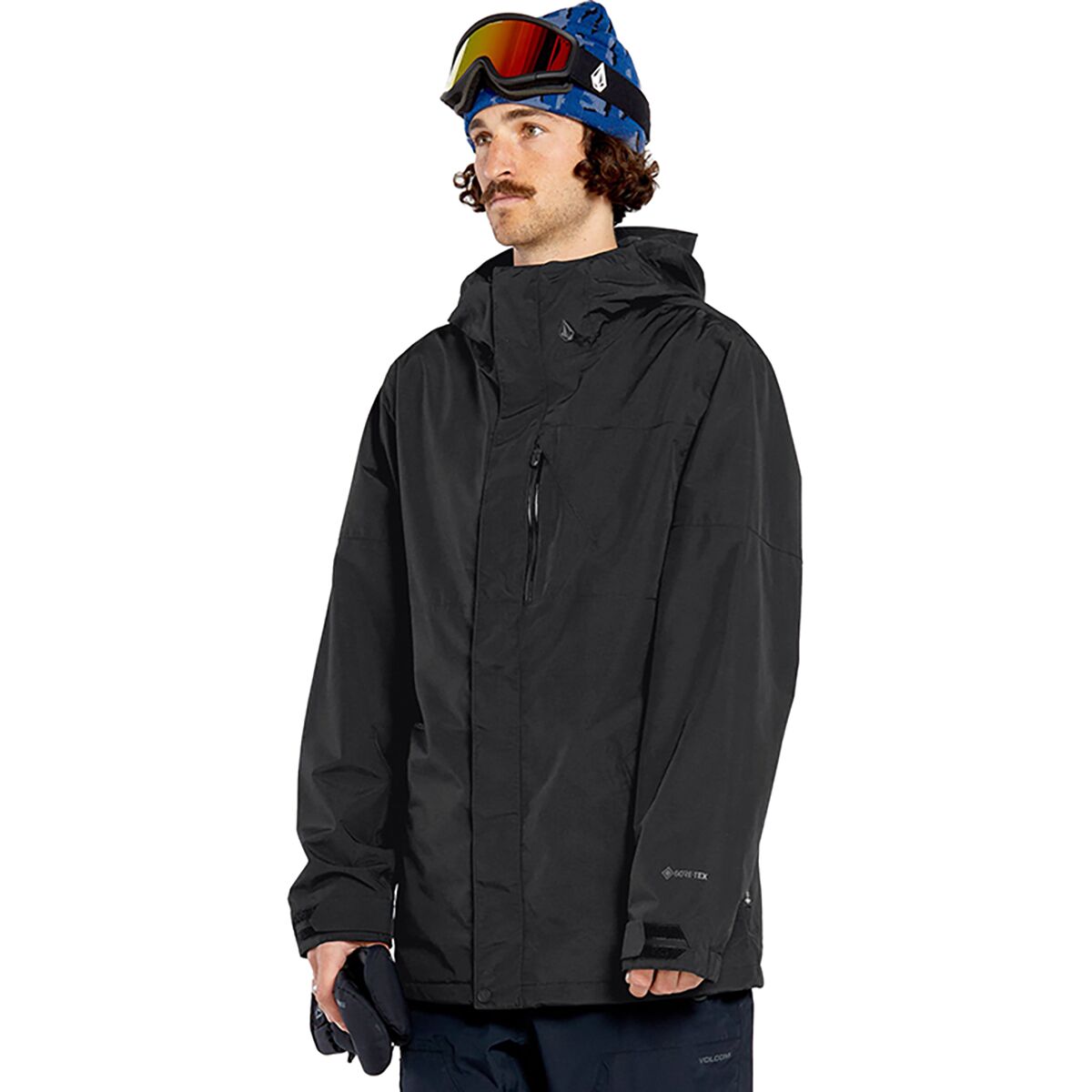 Image of Volcom L Insulated Gore-Tex Jacket - Men's Black, S