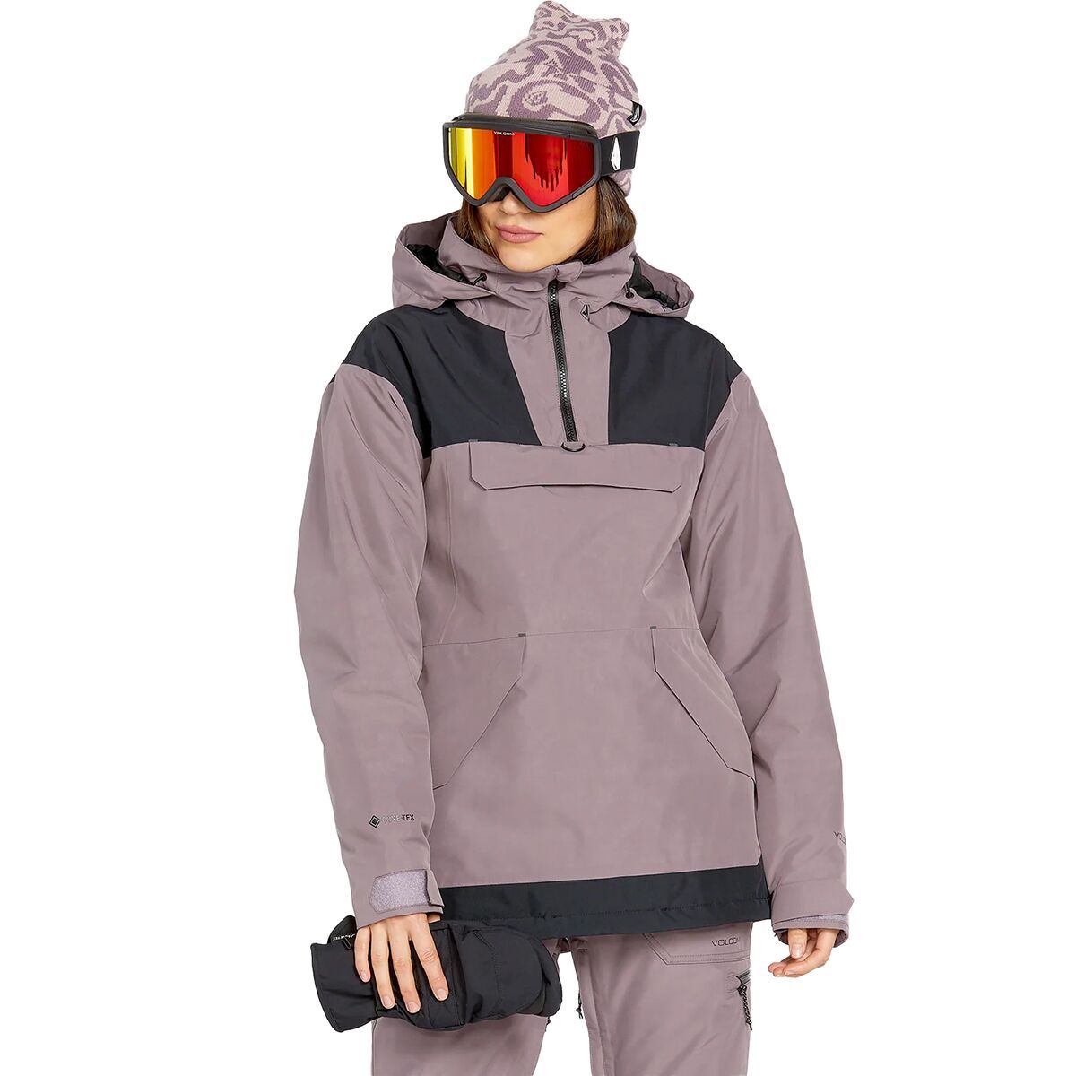Image of Volcom Fern Insulated GORE-TEX Pullover - Women's Dusty Lavender, XS