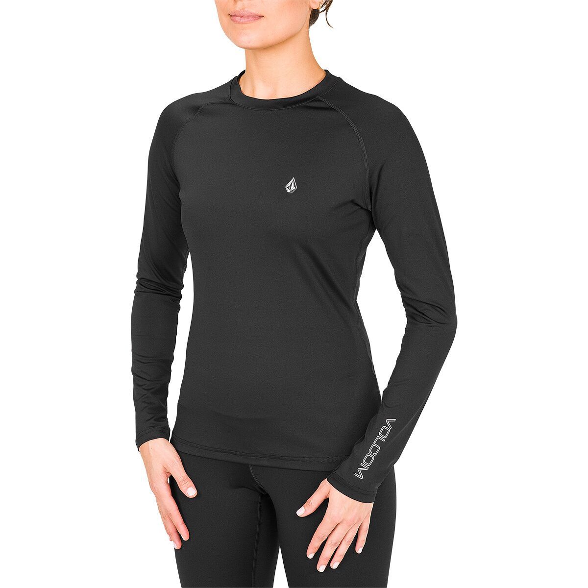Volcom V-Science Crew Top - Women's Black, XS