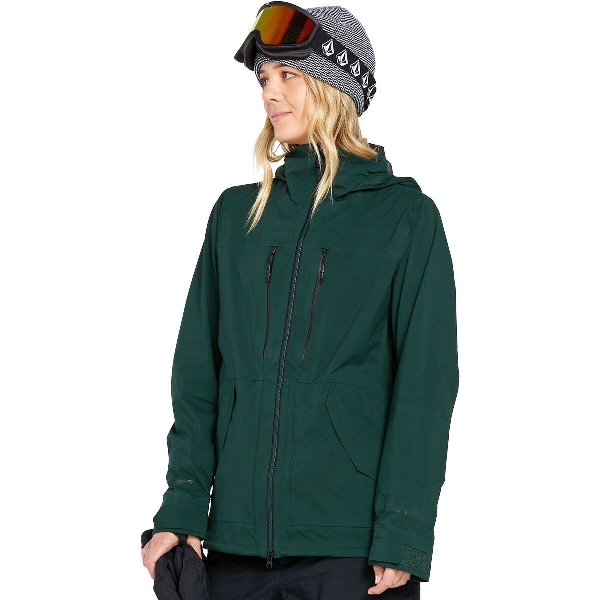 Image of Volcom Vs 3L Stretch GORE-TEX Jacket - Women's Scarab, XL