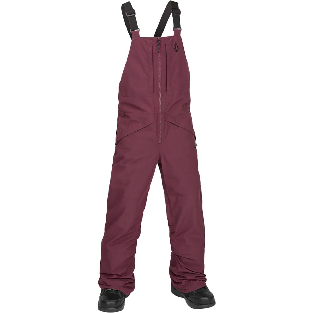 Volcom Volcom Barkley Insulated Bib Overall - Boys' Burgundy, XL
