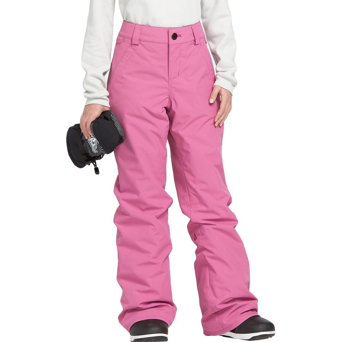 Image of Volcom Frochickidee Insulated Pant - Girls' Blurred Violet, XL