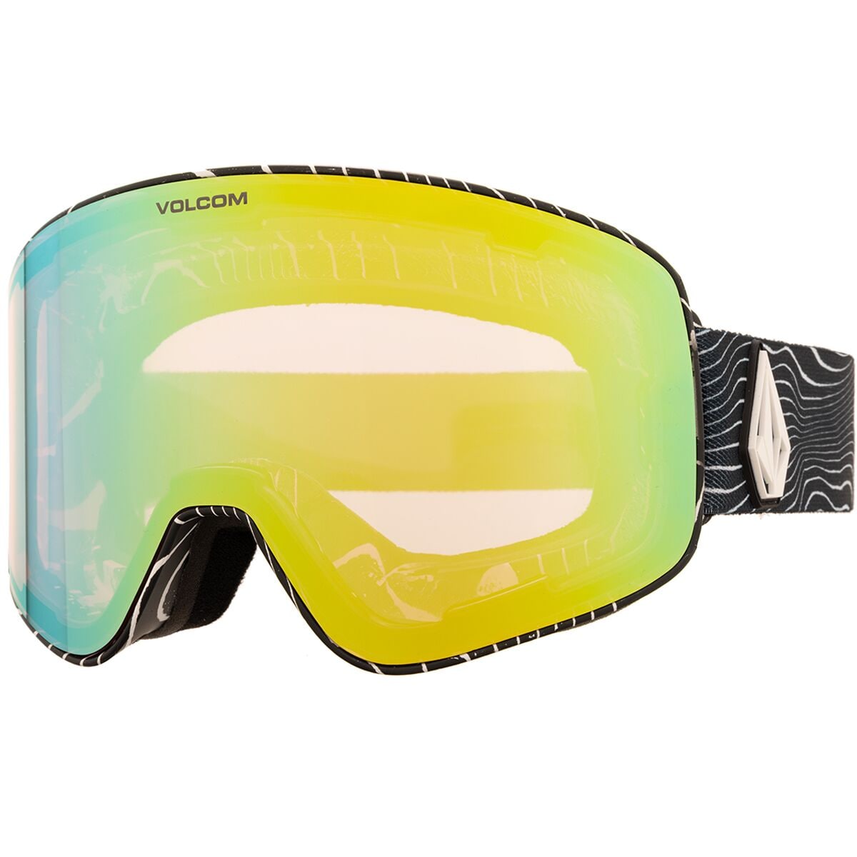 Image of Volcom Odyssey Goggles Op Art/Gold Chrome, One Size