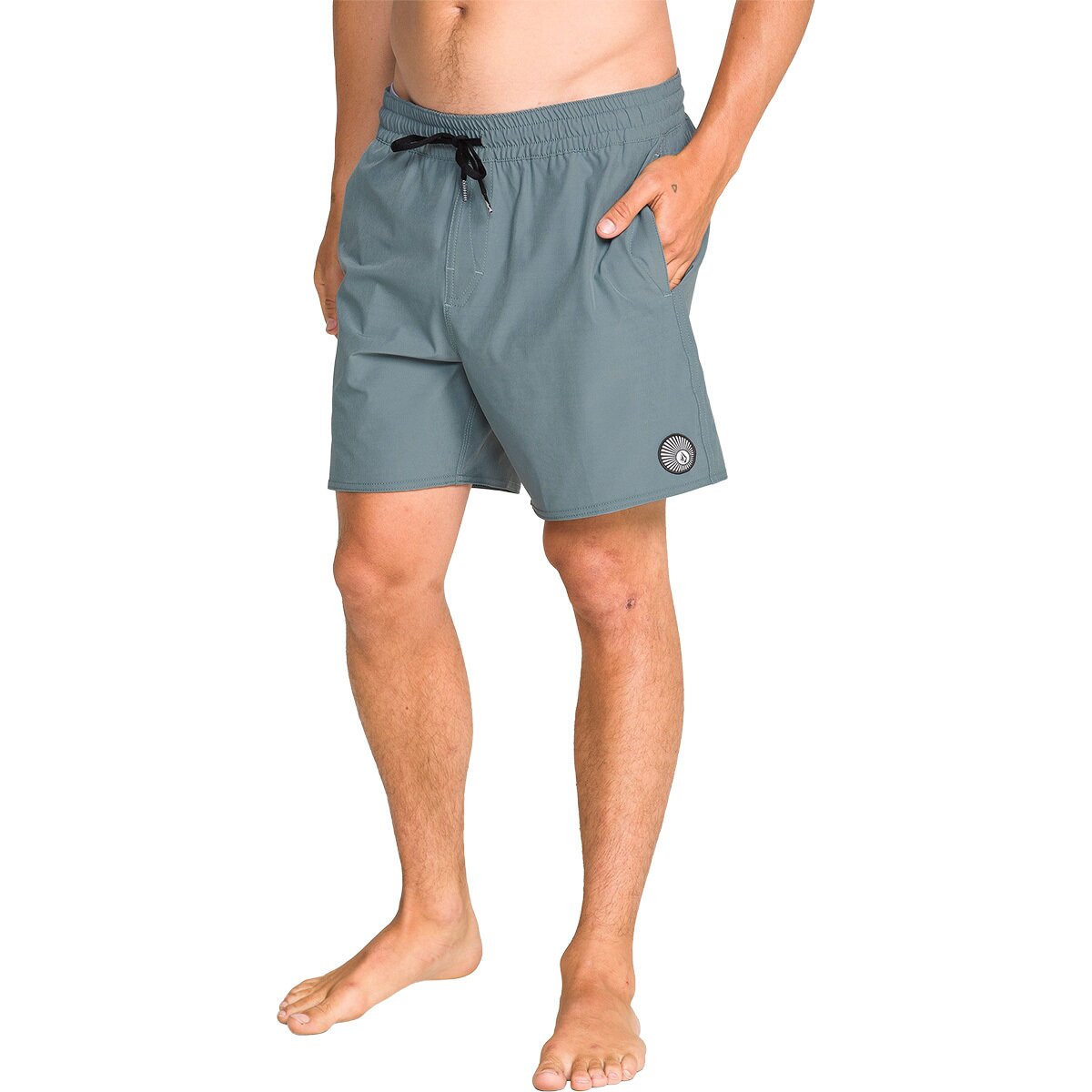 Image of Volcom Lido Solid 16 Trunk - Men's Tradewinds, M