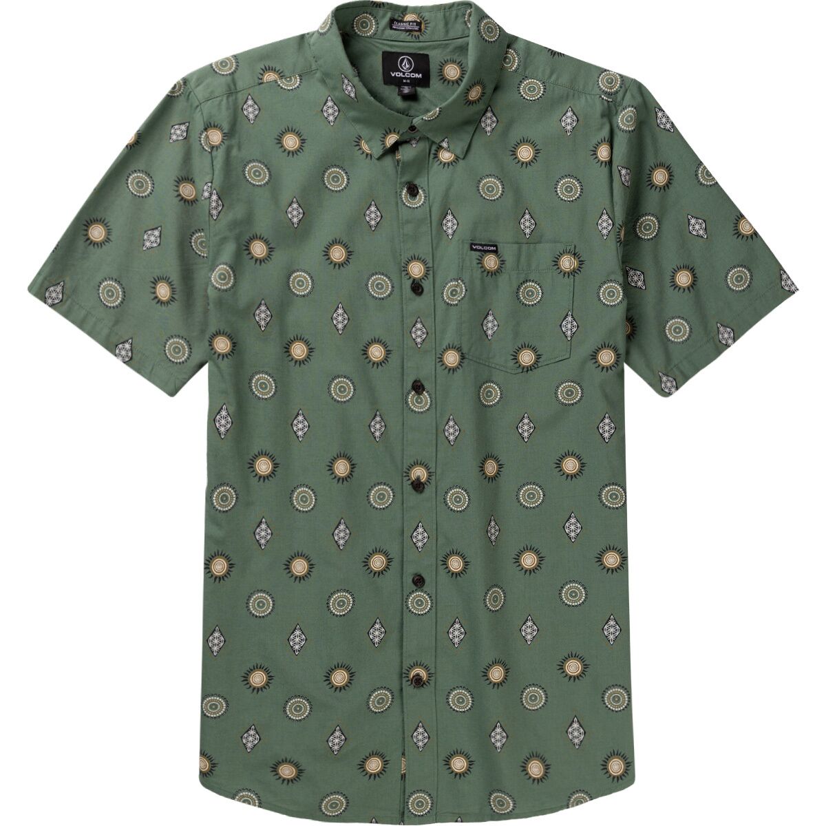 Volcom Volcom Mister Fib Short-Sleeve Shirt - Men's Light Olive, XL