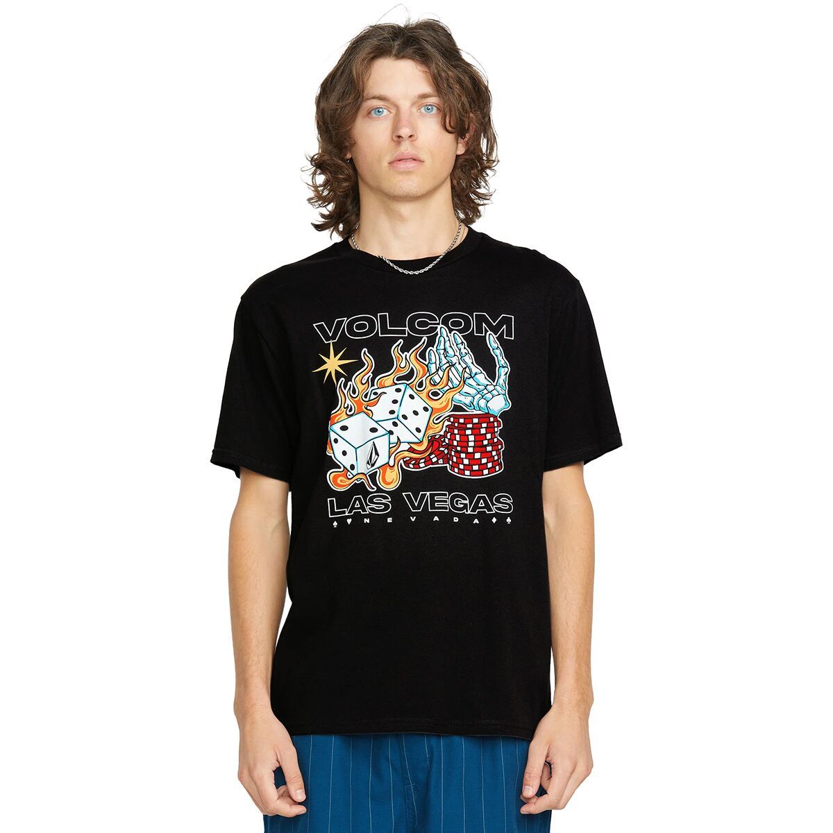 Image of Volcom Pass Line Short-Sleeve T-Shirt - Men's Black, S