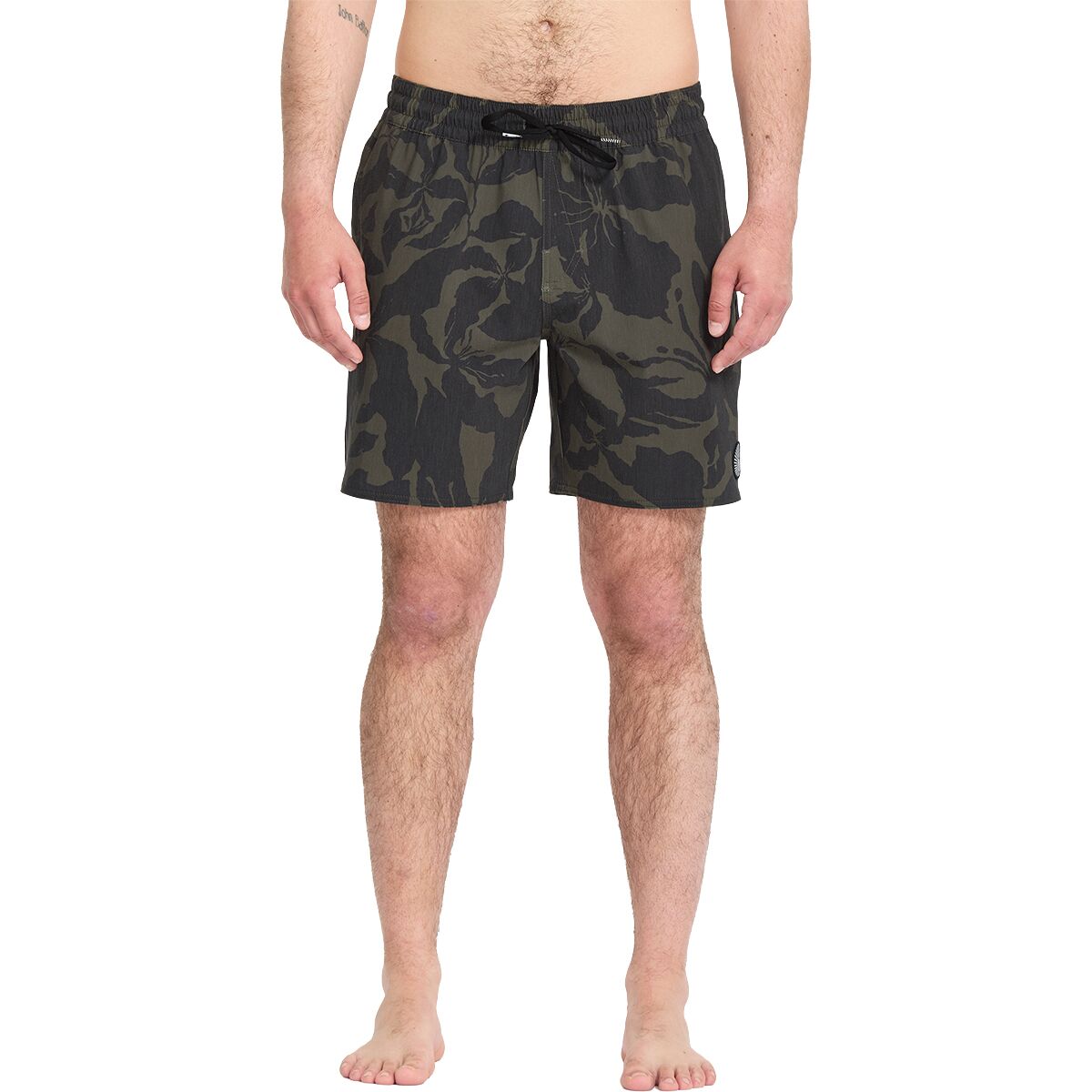 Image of Volcom Psyche Cotton 17in Swim Trunk - Men's Ivy, S