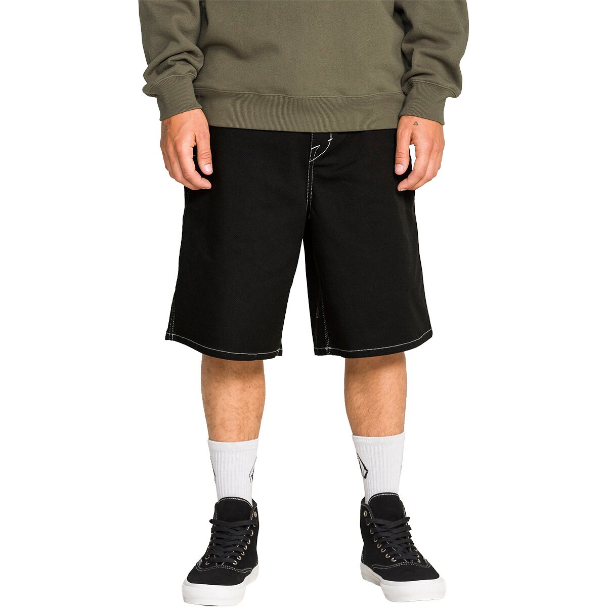 Image of Volcom Billow 22 Short - Men's Black, 33