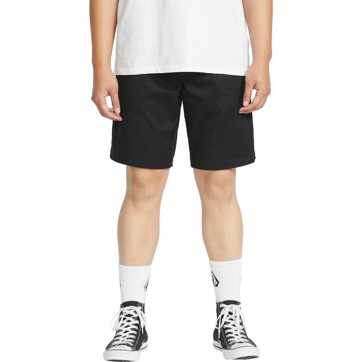 Volcom Volcom Frickin Elastic Waist 19 Short - Men's Black, L