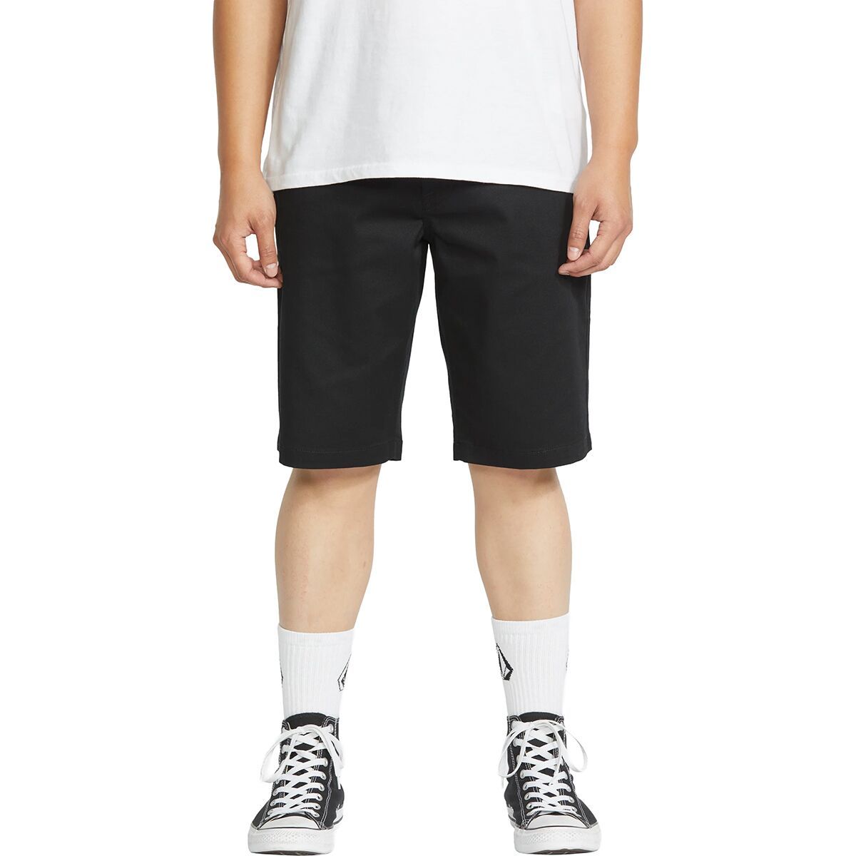 Image of Volcom Frickin Modern Stretch 21 Short - Men's Black, 30