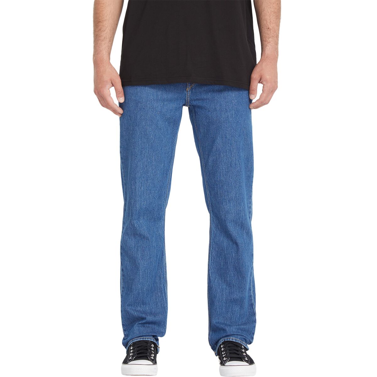 Image of Volcom Solver Denim Pant - Men's Bold Blue, 31x32