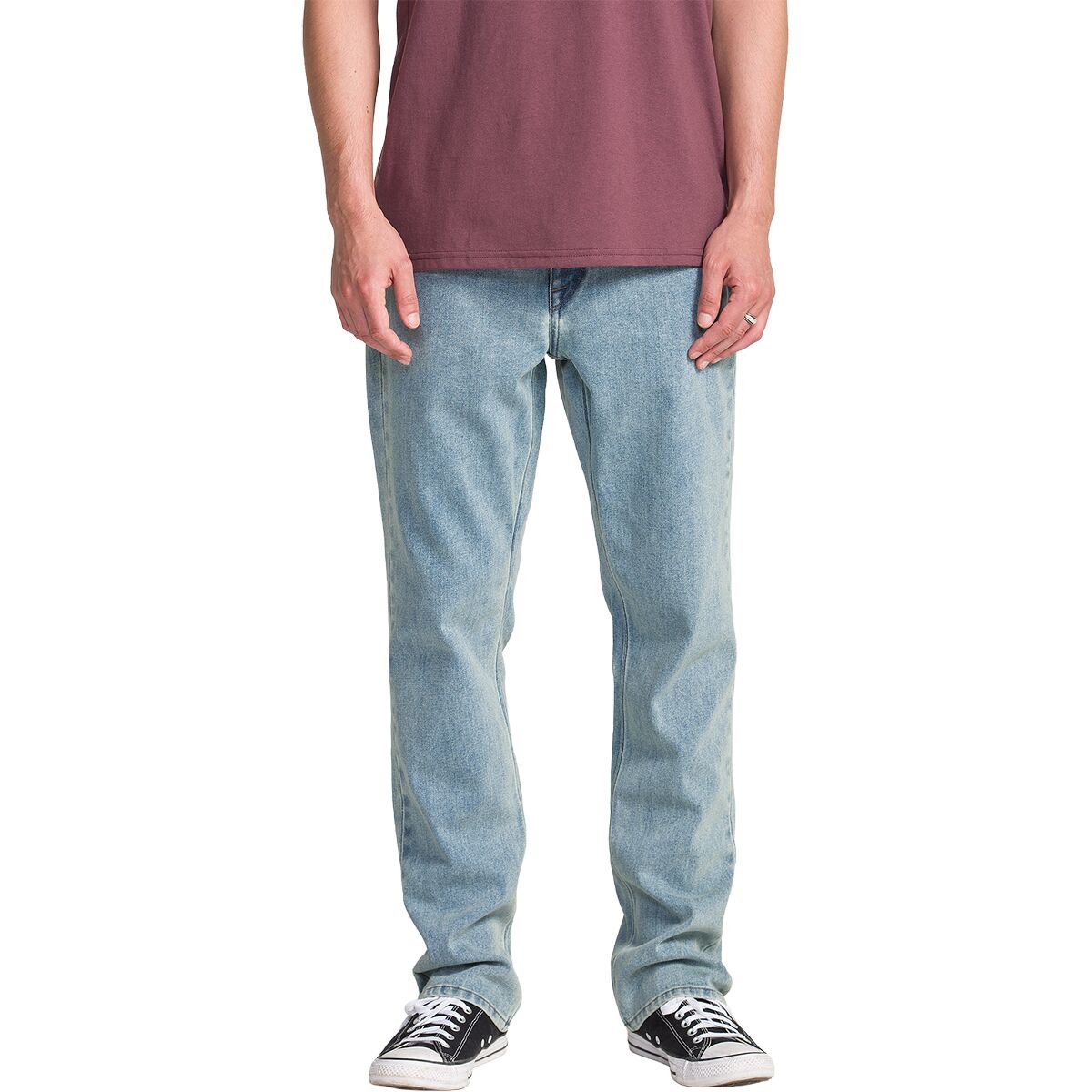Image of Volcom Solver Denim Pant - Men's Dust Bowl Indigo, 30x32