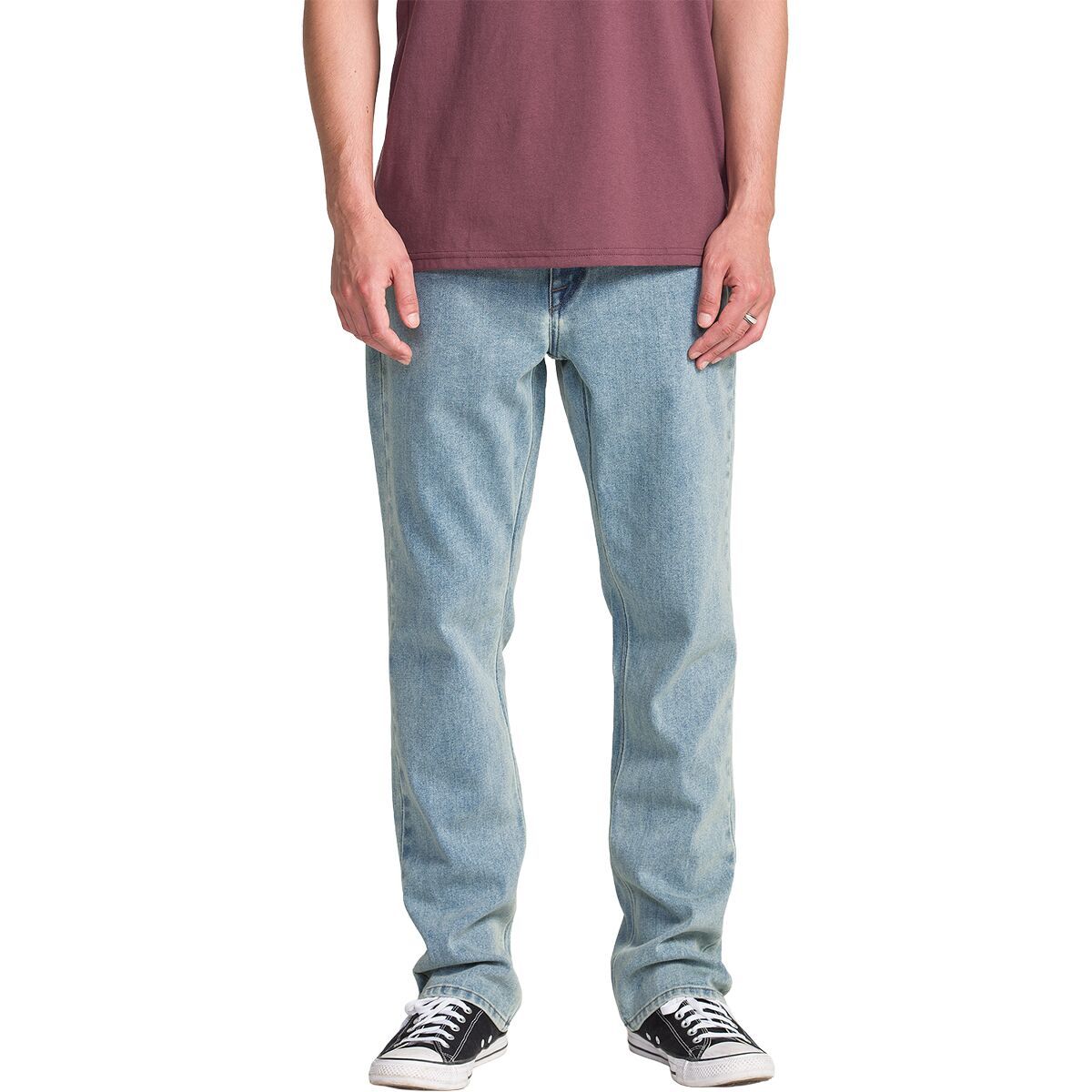 Image of Volcom Solver Denim Pant - Men's Dust Bowl Indigo, 30x32