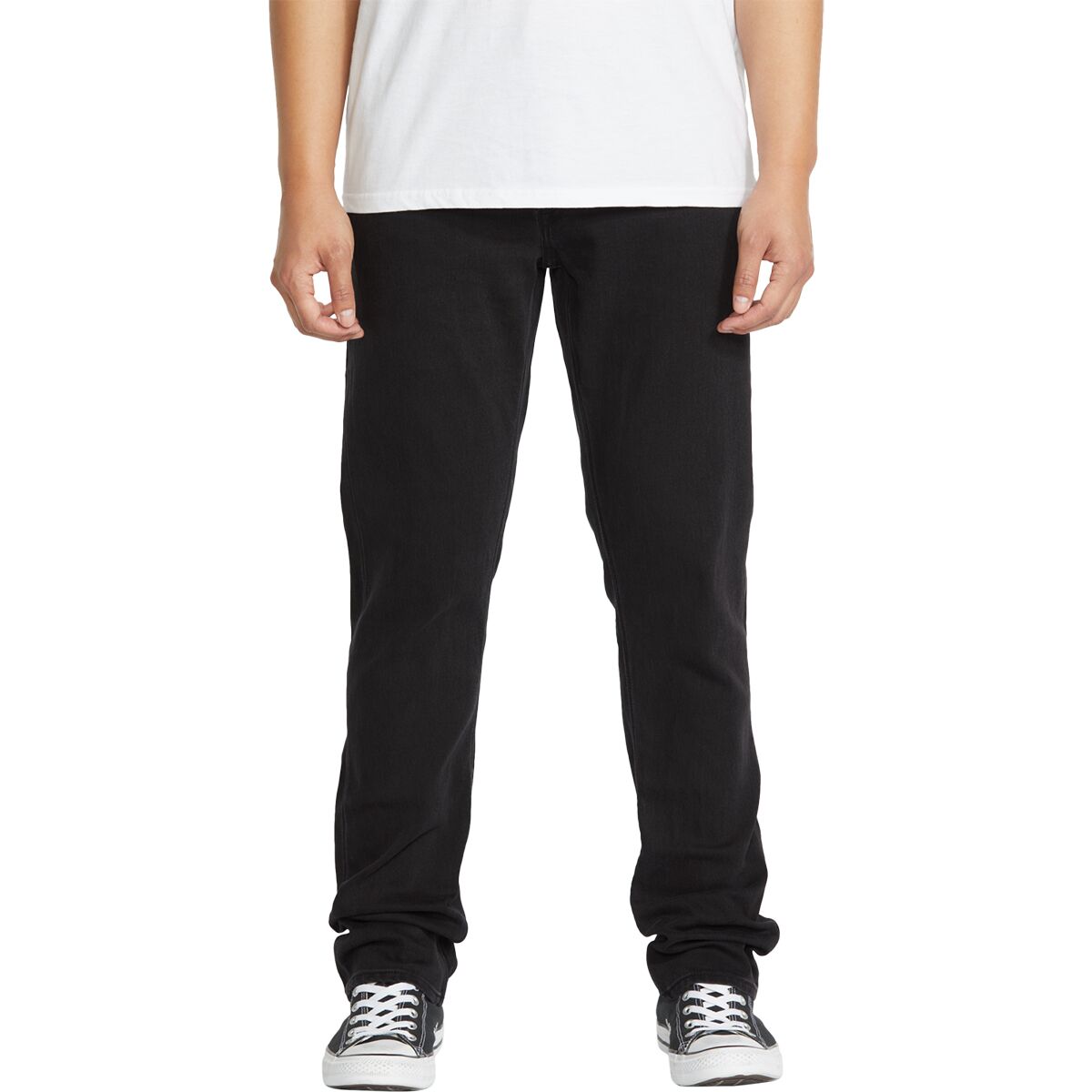 Image of Volcom Vorta Denim Pant - Men's Black Out, 33x32