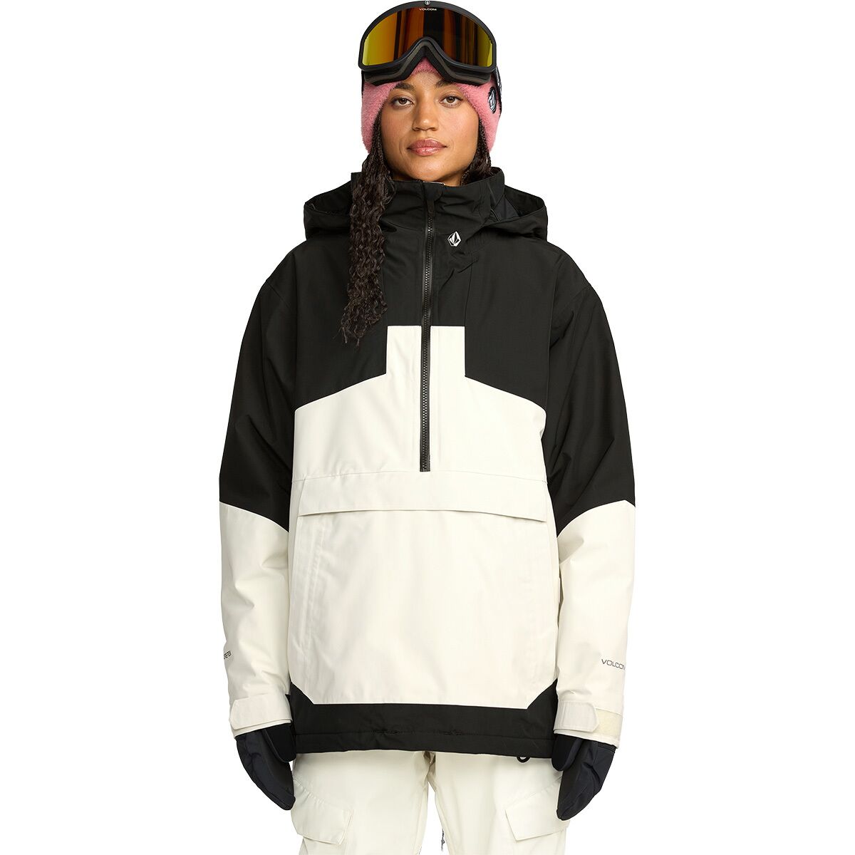 Image of Volcom Fern Insulated Gore Pullover - Women's Bone, XS
