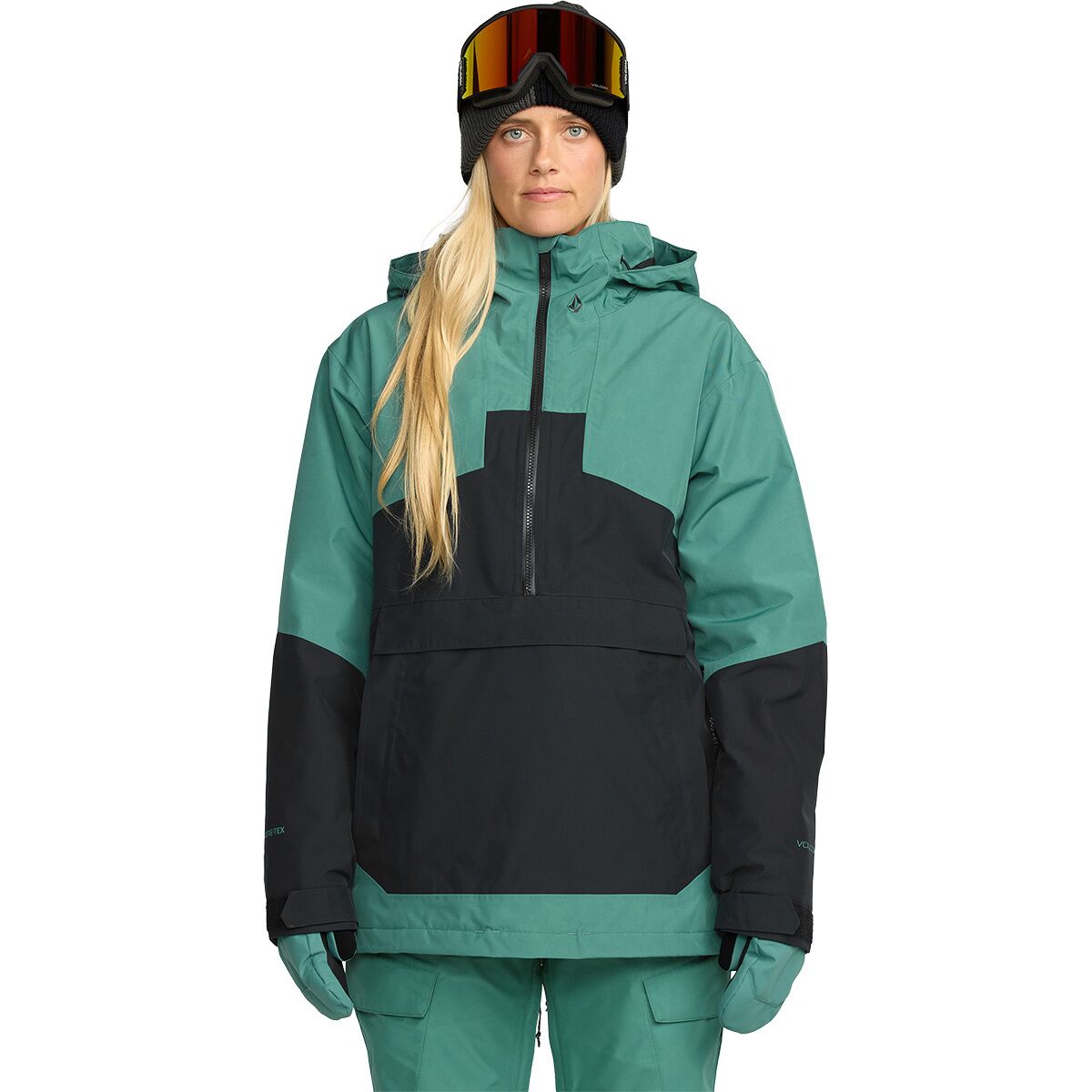 Image of Volcom Fern Insulated Gore Pullover - Women's Spruce Green, S