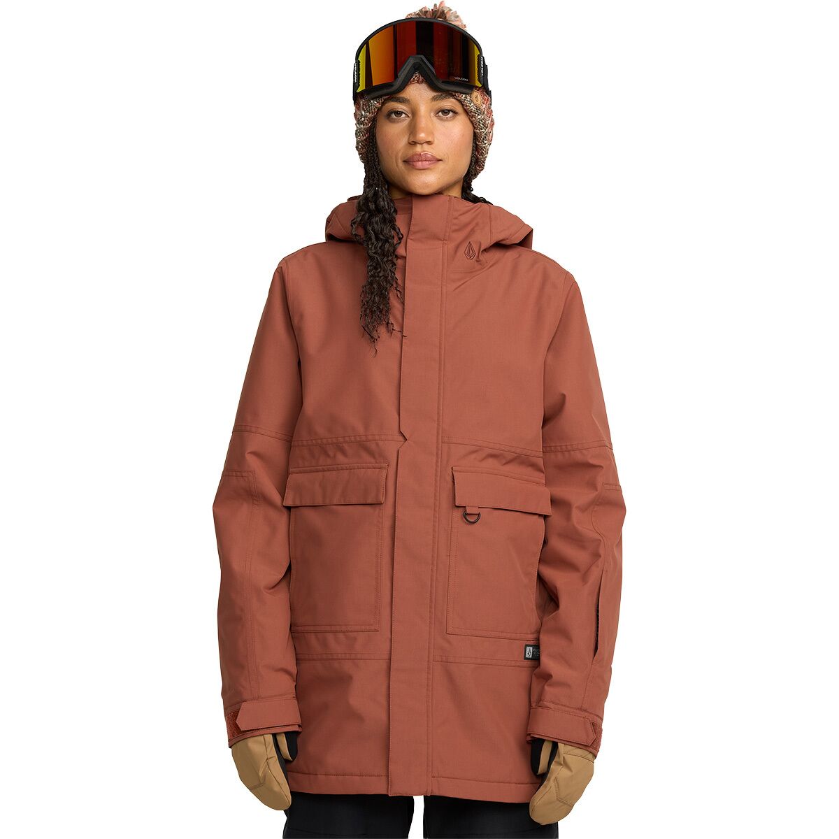 Image of Volcom QC Cruiser Insulated Parka - Women's Henna, L
