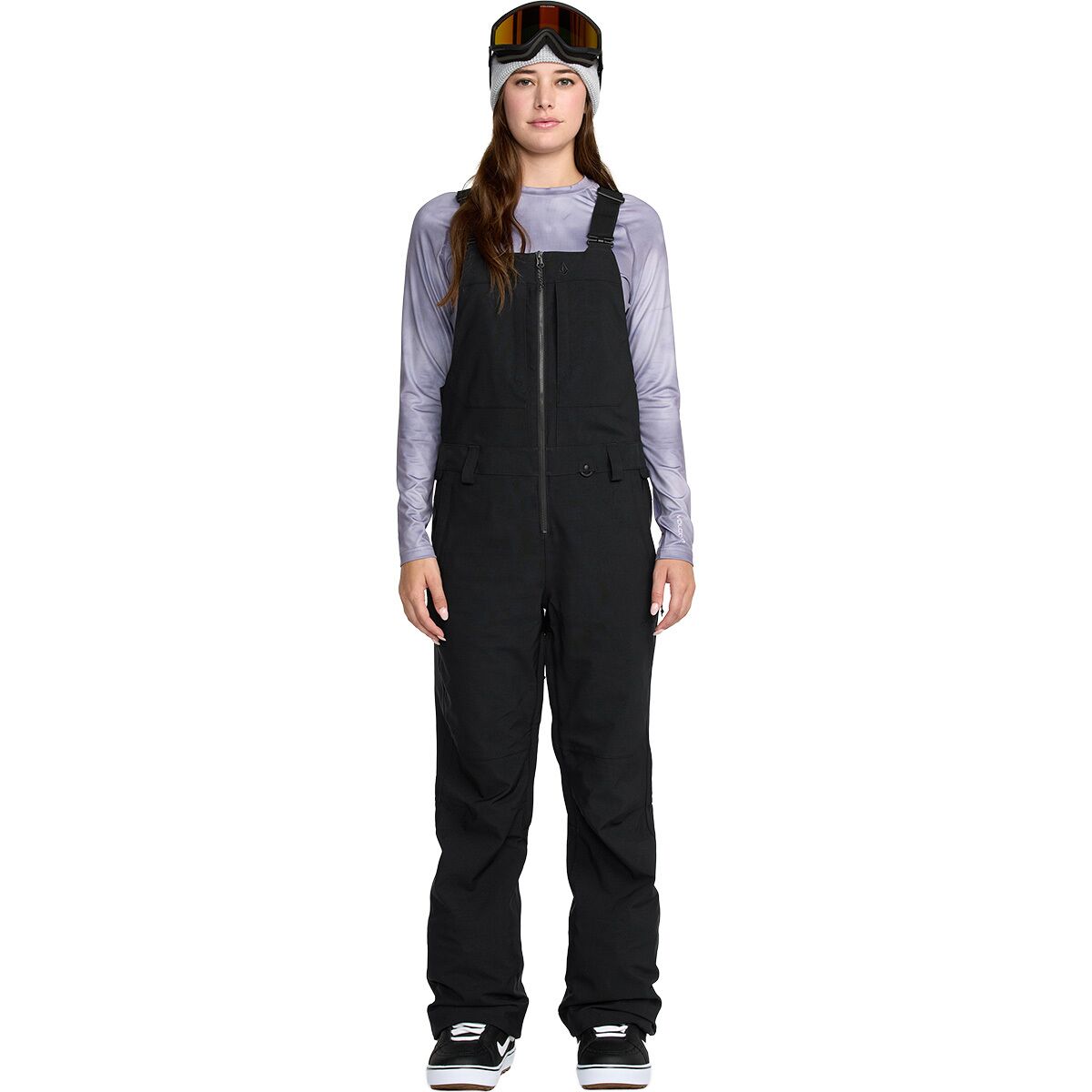 Image of Volcom Swift Bib Overall - Women's Black, M