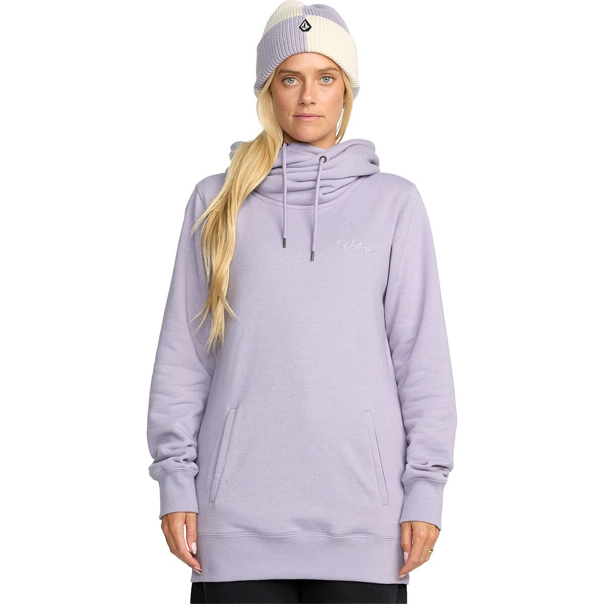 Image of Volcom Tower Pullover Fleece - Women's Lavender Aura, S