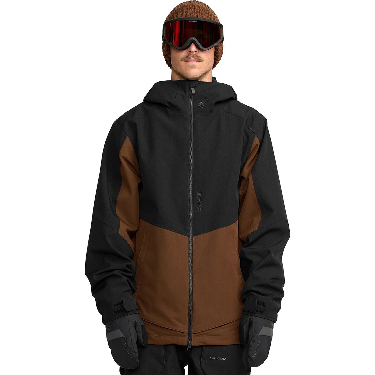 Image of Volcom Brighton Full-Zip Jacket - Men's Brown, XXL