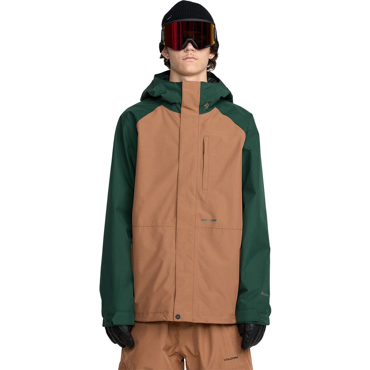 Image of Volcom Dua GORE-TEX Jacket - Men's Terra Brown, XL