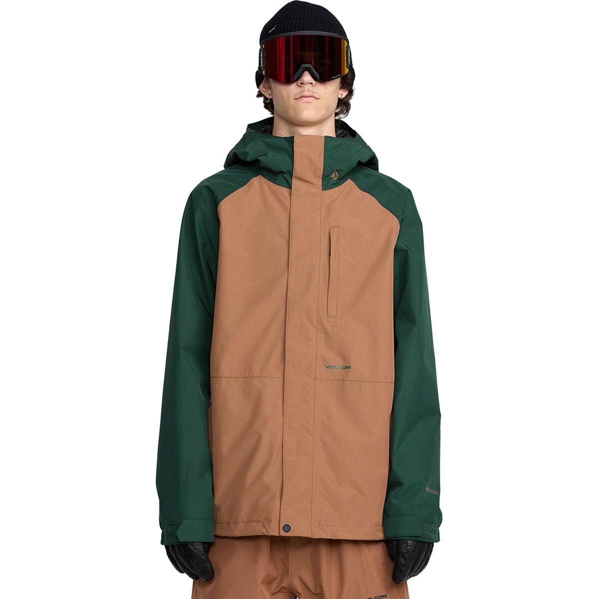 Image of Volcom Dua Insulated GORE-TEX Jacket - Men's Terra Brown, M