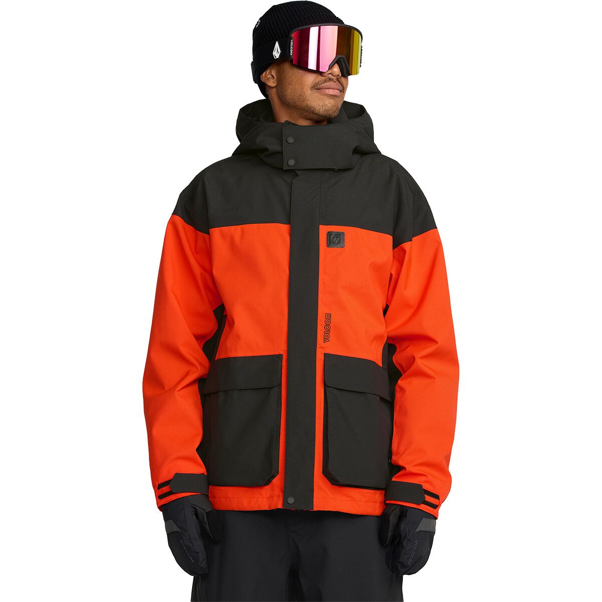 Image of Volcom Kleveland Jacket - Men's Orange Shock, M