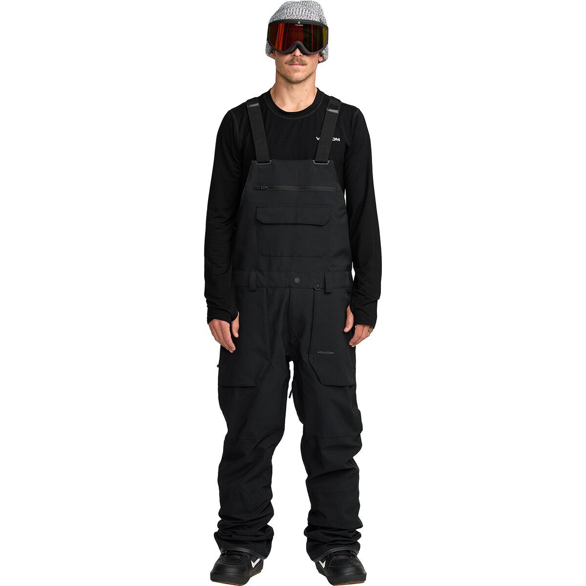 Image of Volcom Roan Bib Overall - Men's Black, M