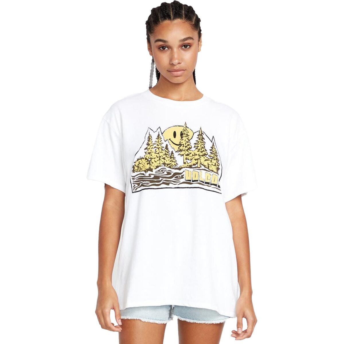 Volcom Stone Tech Short-Sleeve T-Shirt - Women's 2023 Star White, XL