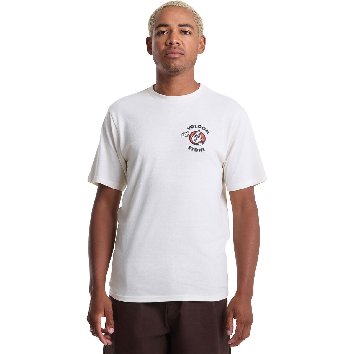 Image of Volcom Mister Stone T-Shirt - Men's Off White Heather, M