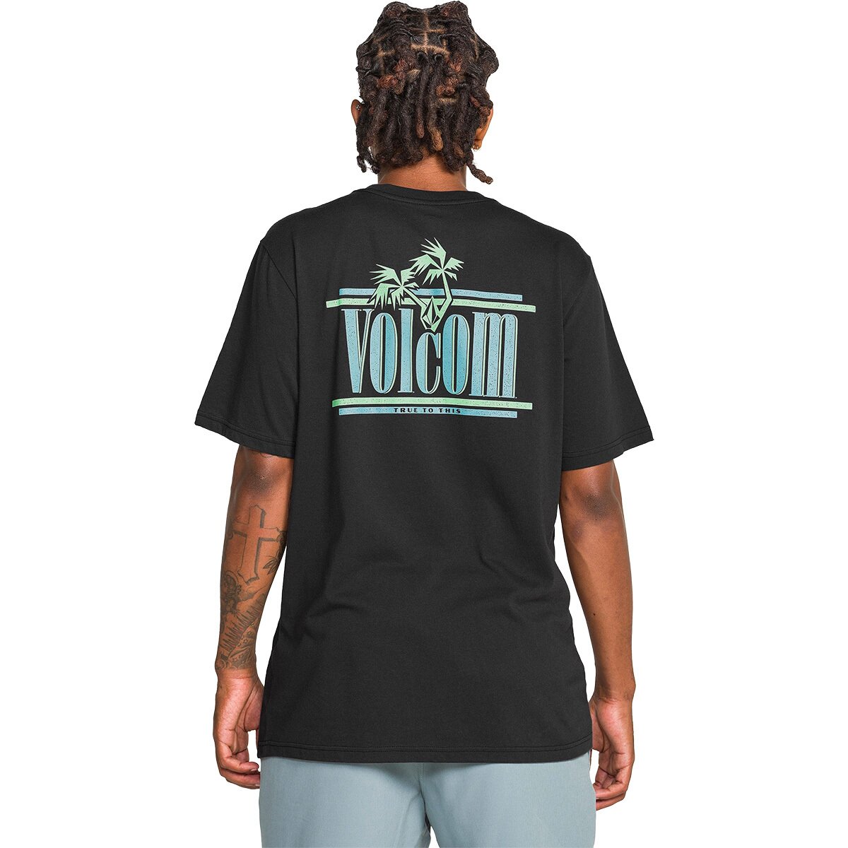 Image of Volcom Breathe Deep Short-Sleeve T-Shirt - Men's Washed Black Heather, L