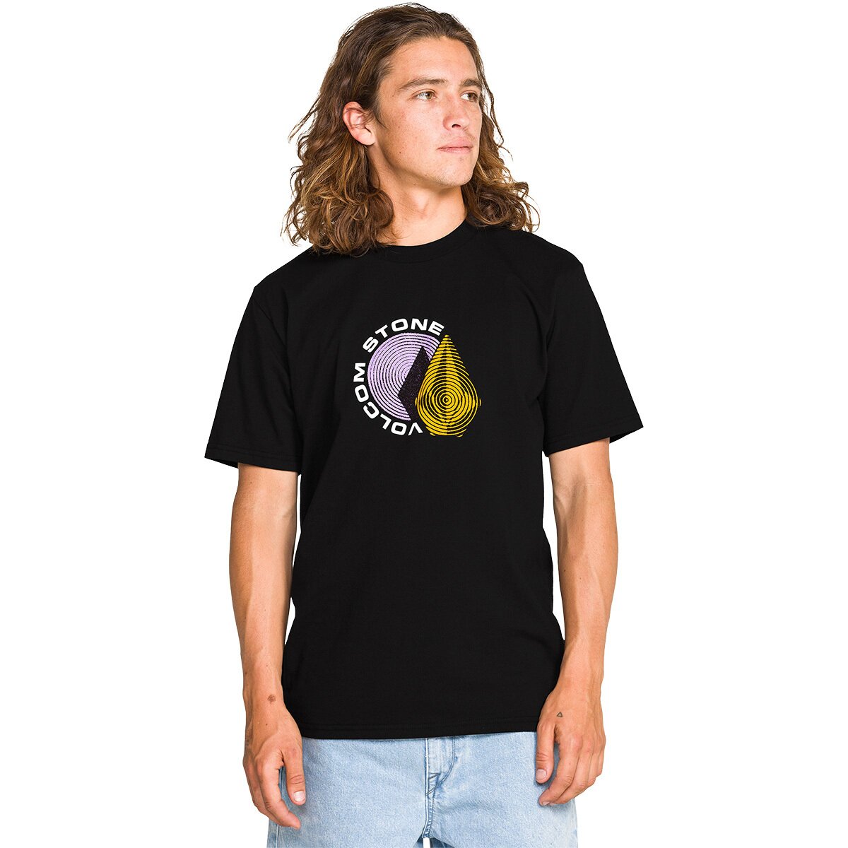 Image of Volcom Hypnotizer Short-Sleeve T-Shirt - Men's Black, XL