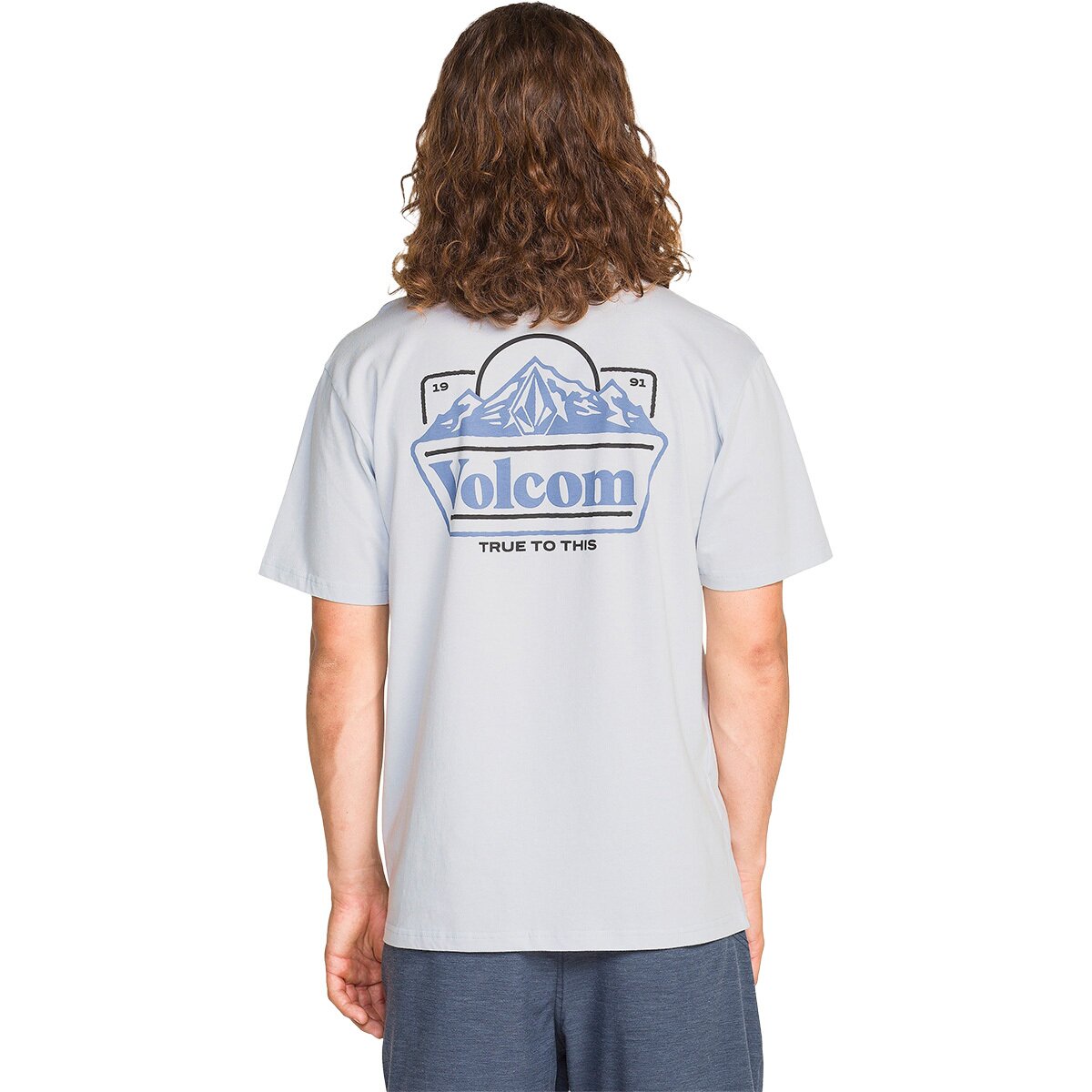 Image of Volcom Topas Short-Sleeve T-Shirt - Men's Light Blue Acid, S