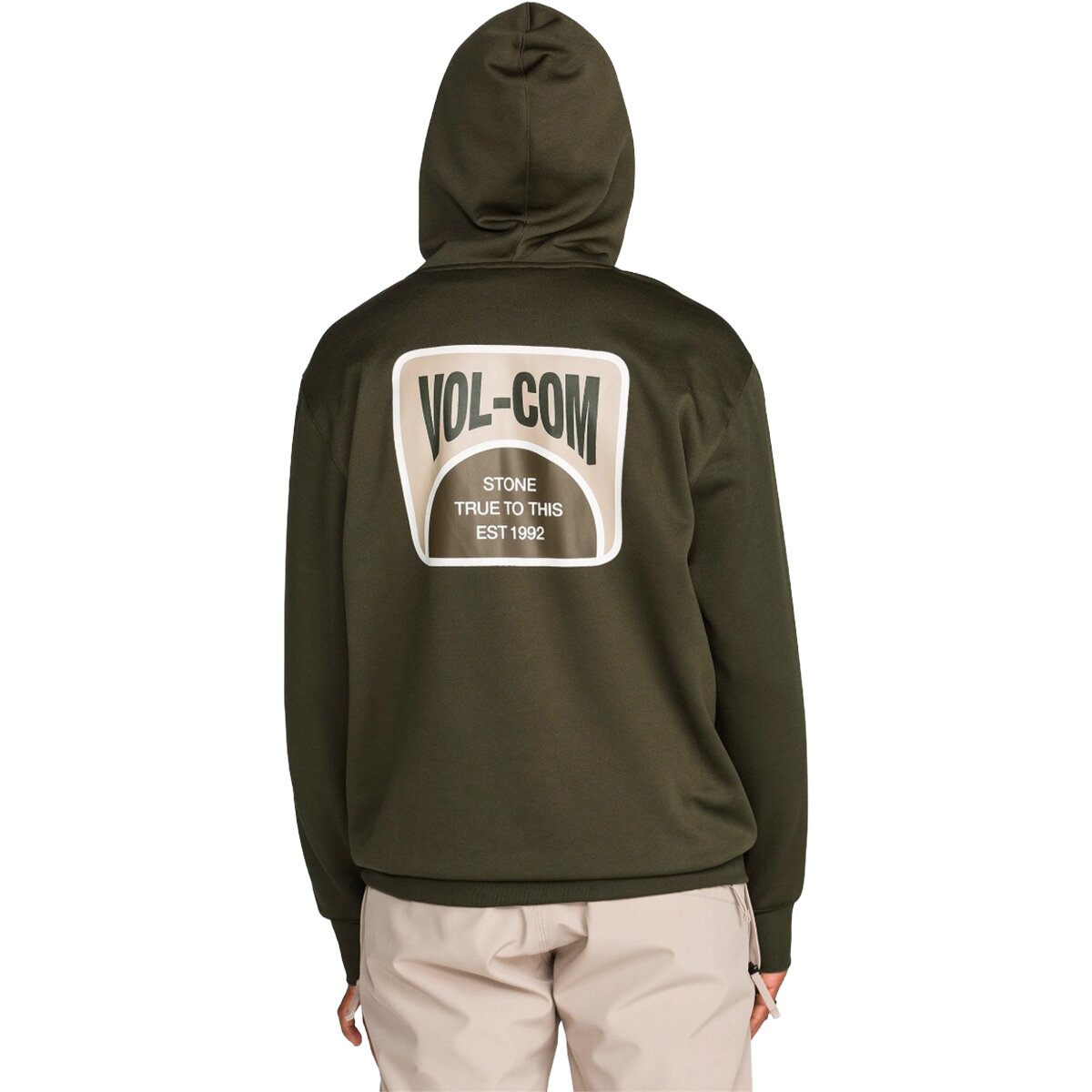 Volcom Hydro Riding Hoodie - Men's Dkgreen, L