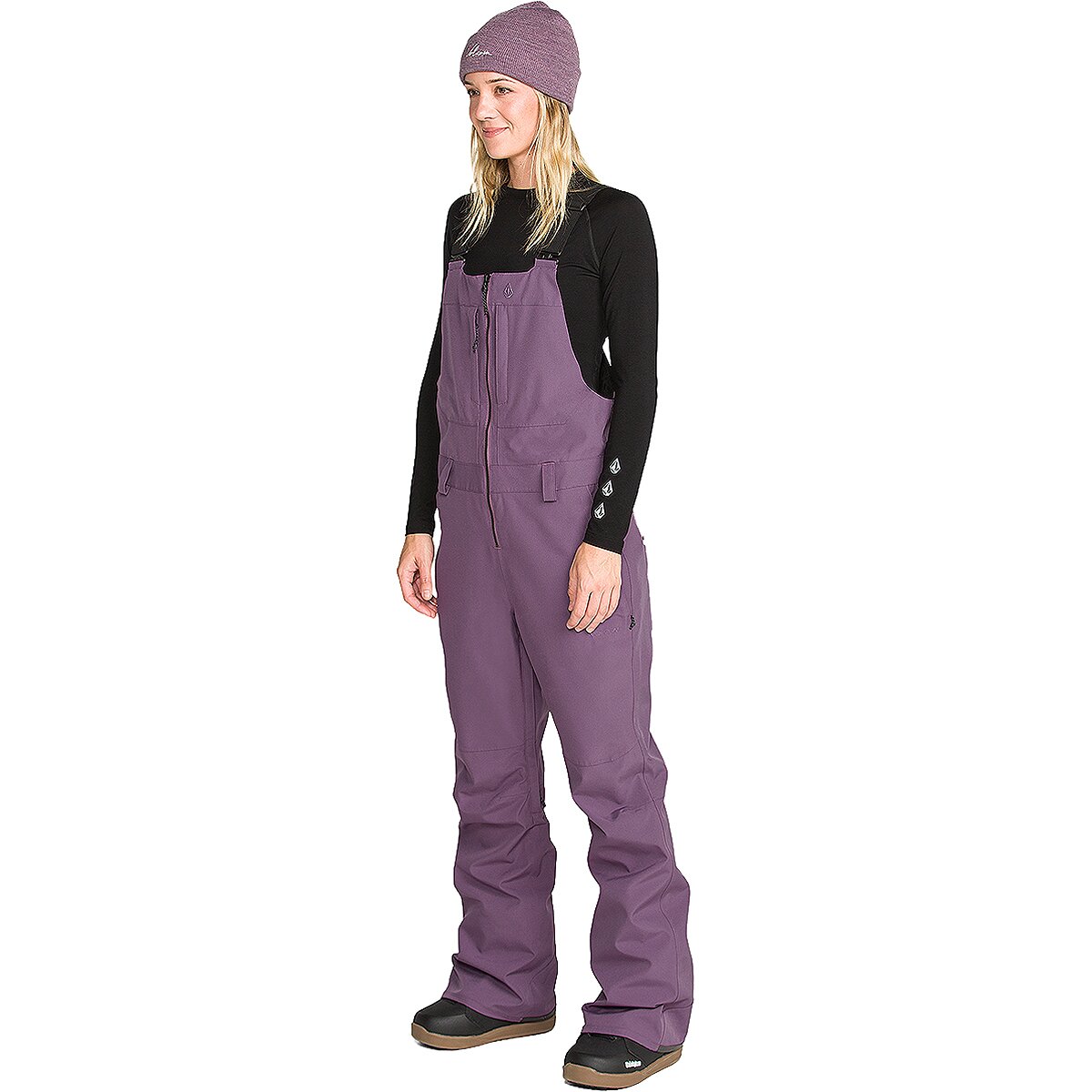 Volcom Swift Bib Pant - Women's Overall Arctic Dust, L