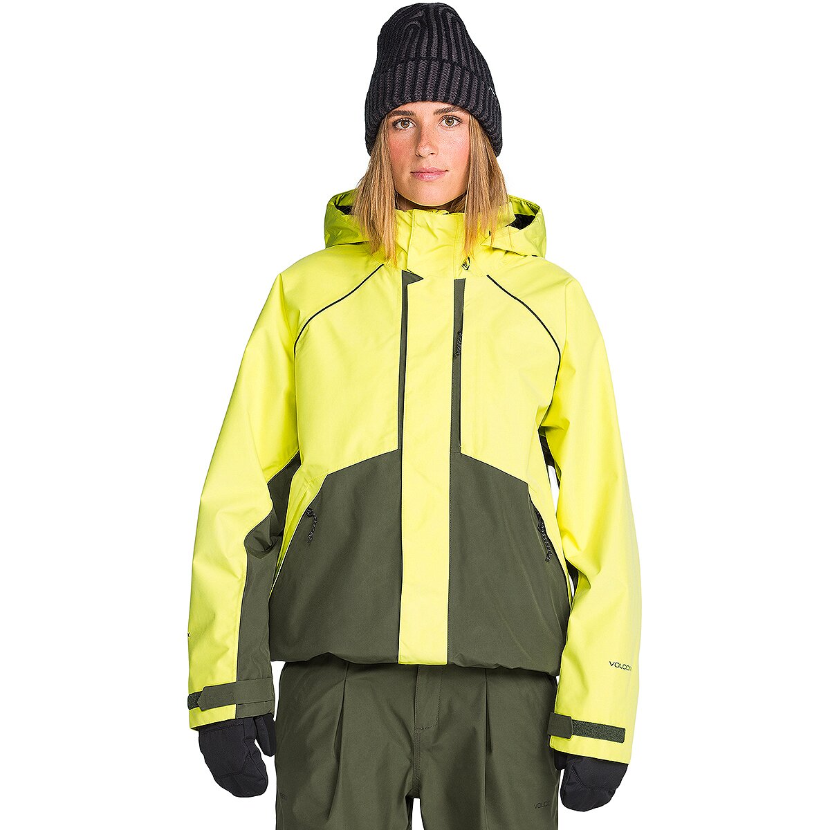 Volcom Yourfav Baggy Gore Jacket - Women's Lemondrop, L