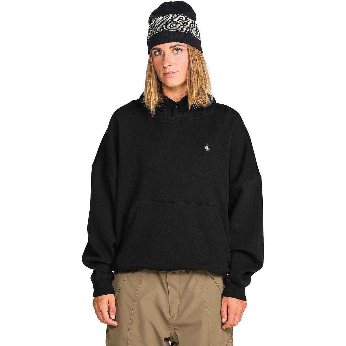 Volcom Yourfav Baggy Pullover - Women's Black, XL