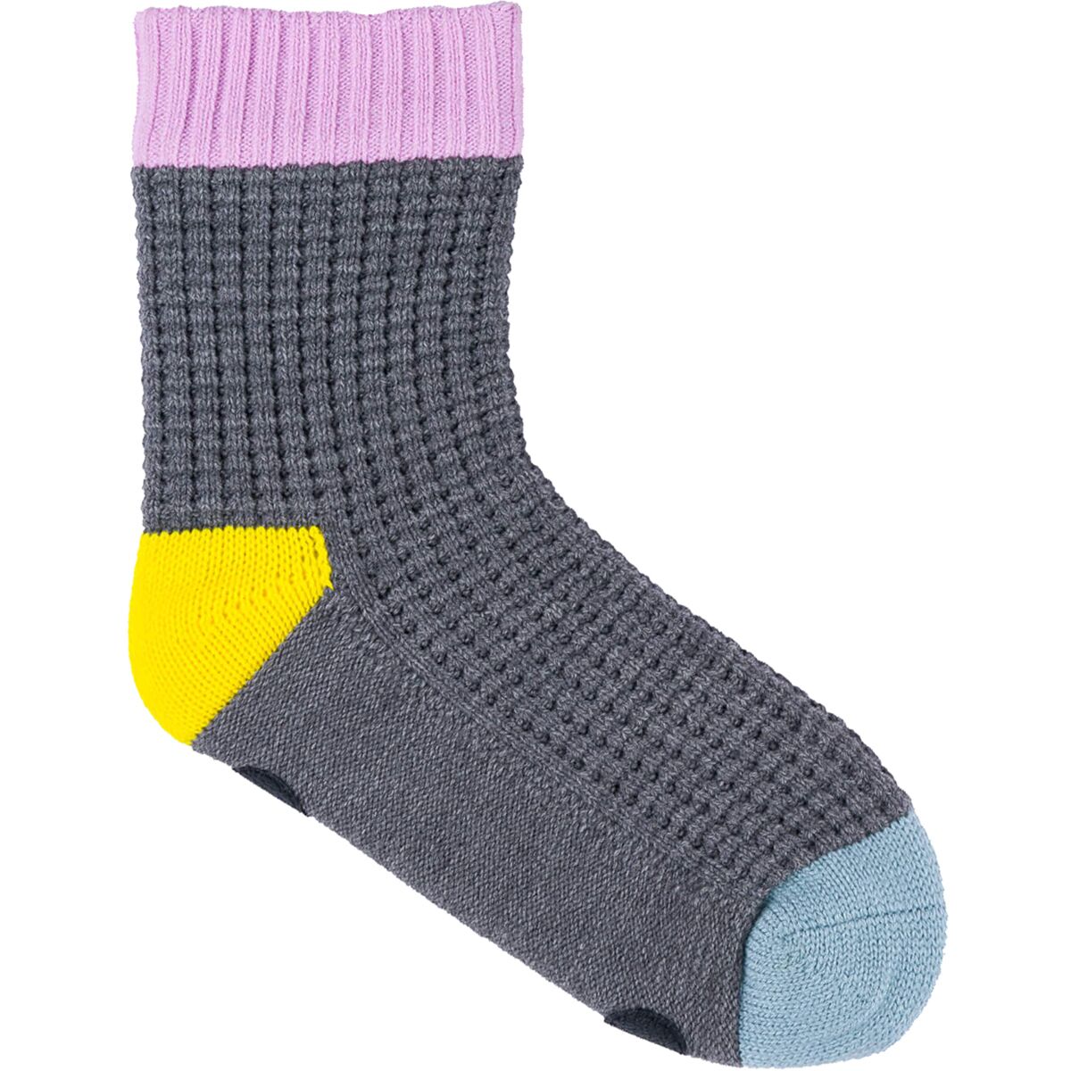 Verloop Verloop Spot Knit House Sock Grey, S/M
