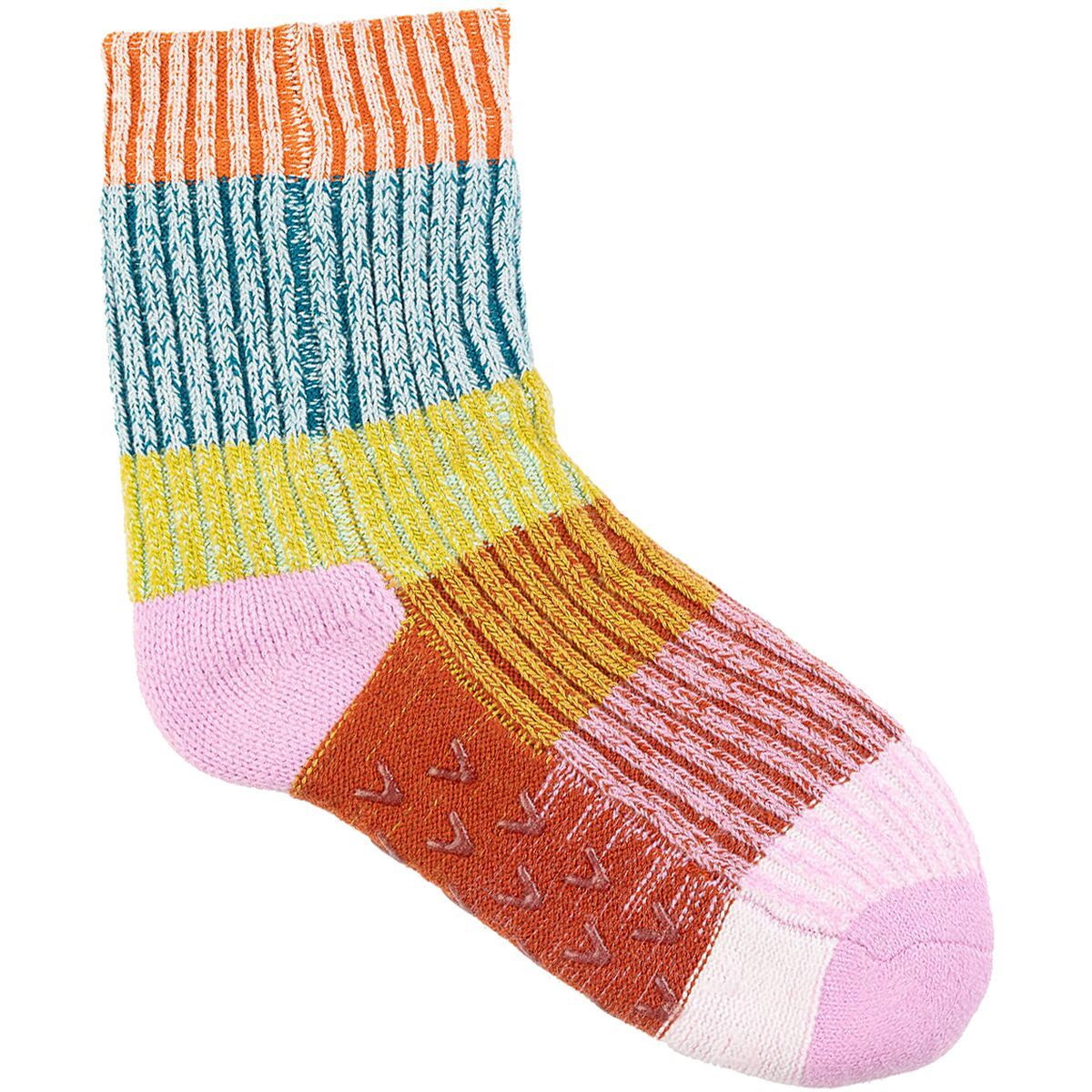Image of Verloop Mosaic House Sock Rust Lilac, S/M