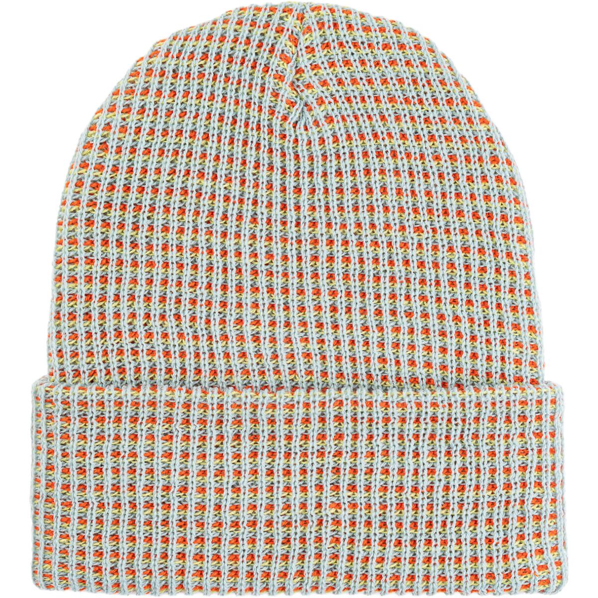 Image of Verloop Simple Grid Beanie Stone Blue, One Size