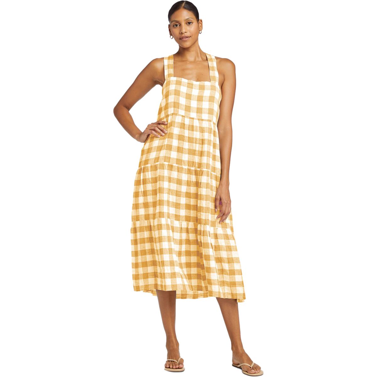 Vitamin A Canyon Linen Midi Dress - Women's product image